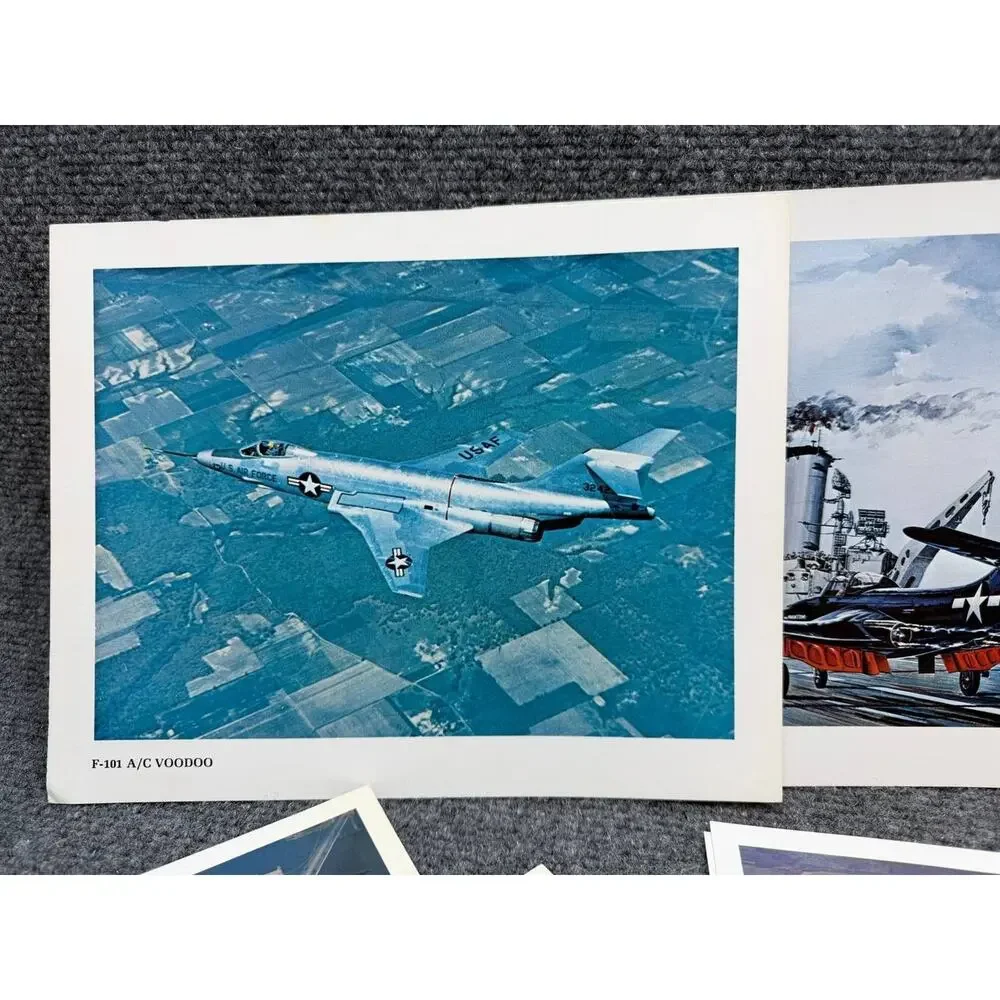 Vintage US Air Force Aviation Postcards Lot F-16 FA-18 Air National Guard